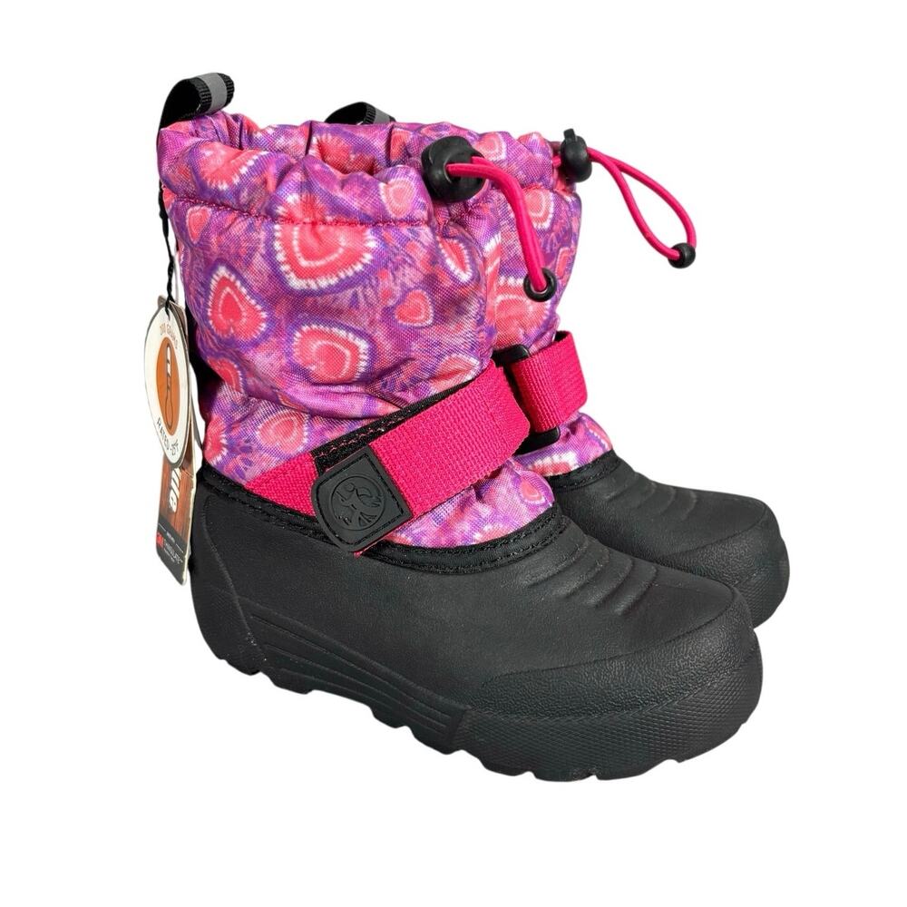 Northside Toddler Snow Boots Size 8 Pink Purple Thinsulate Snowcore NWT